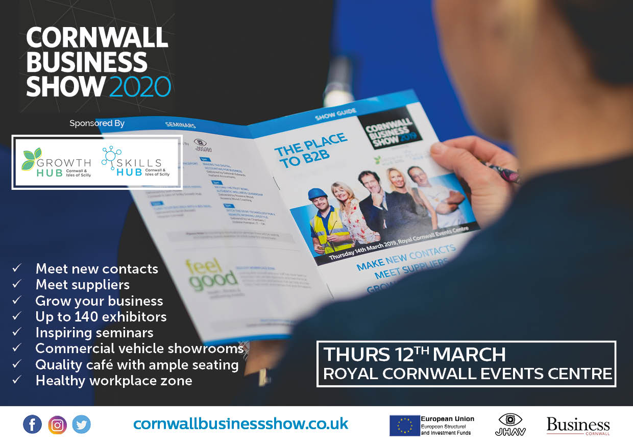 Come and meet us at the Cornwall Business Show!