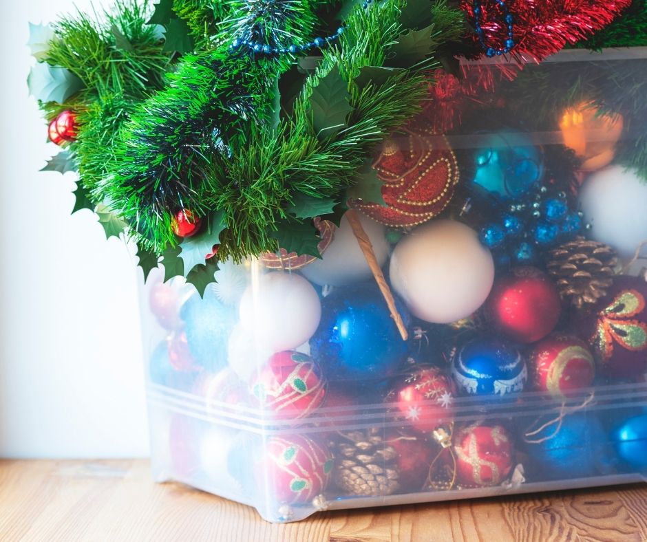 Storing your Christmas Decorations for the other 11 months of the year…